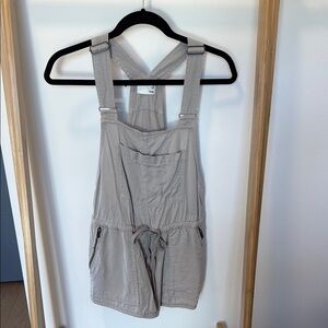 Gray Short Overalls